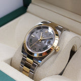 Rolex - Pre-owned Datejust 41 Wimbledon Dial Oyster Bracelet 126303