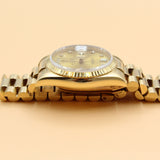 Rolex - Pre-owned Yellow Gold Day-Date 36 Champagne Diamond Dial 18238