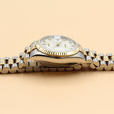 Rolex - Pre-owned Tridor Datejust 31 Silver Motif Diamond Dial Presidential Bracelet 68279