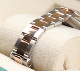 Rolex - Pre-owned Two Tone Rose Gold Lady-Datejust 28mm Chocolate Index Dial Oyster Bracelet 279171