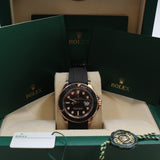 Rolex - Pre-owned Rose Gold Yacht-Master 40mm Black Dial 126655