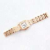 Cartier - Unworn Rose Gold Panthère Mini 25.1 x 18.5mm White Dial Diamond Bezel WJPN0063