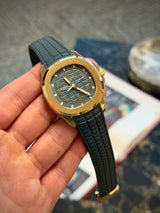 Patek Philippe - Unworn Aquanaut Travel Time Blue Dial 5269R-001