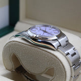 Rolex - Unworn Stainless Steel Oyster Perpetual 34 Lavender Dial 124200