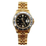 Rolex - Pre-owned 40mm Yellow Gold GMT-Master Black Nipple Dial Jubilee Bracelet 16758