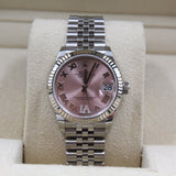 Rolex - Unworn Stainless Steel Datejust 31 Pink Diamond VI Dial 278274