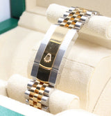 Rolex - Pre-owned Two Tone Yellow Gold Sky-Dweller Black Dial Jubilee Bracelet 336933