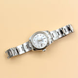 Rolex - Pre-owned Lady-Datejust 26mm Mother of Pearl Diamond Dial Oyster Bracelet 179174