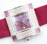 Audemars Piguet - Pre-owned White Gold Myriade 27 x 28mm Mother of Pearl Dial Diamond Bezel 67455BC
