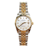 Rolex - Unworn Two Tone Yellow Gold Datejust 36 Mother of Pearl Diamond Dial 126233
