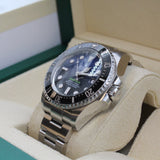 Rolex - Pre-owned Stainless Steel Deepsea James Cameron 44mm Blue Dial 136660