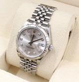 Rolex - Pre-owned Datejust 31 Silver Diamond Dial Jubilee Bracelet 278274