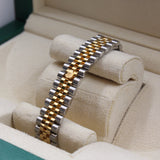 Rolex - Pre-owned Datejust 31 Green Diamond Floral Dial Diamond Bezel Jubilee Bracelet 278343RBR