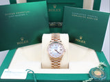 Rolex - Pre-owned Rose Gold Datejust 31 Mother of Pearl Diamond Dial Presidential Bracelet 278275