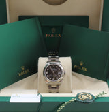 Rolex - Unworn Datejust 31 Grey Diamond Dial Oyster Bracelet 278274