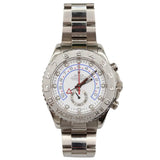 Rolex - Pre-owned White Gold Yacht-Master II 44mm White Dial 116689