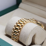 Rolex - Unworn Datejust 31 Red Ombre Diamond Dial Presidential Bracelet 278278