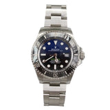 Rolex - Pre-owned Stainless Steel Deepsea James Cameron 44mm Blue Dial 136660