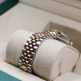 Rolex - Pre-owned Two Tone Rose Gold Lady-Datejust 28mm Mother of Pearl Diamond Dial 279171