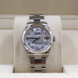 Rolex - Unworn Datejust 31 Mother of Pearl Diamond Dial Oyster Bracelet 278274
