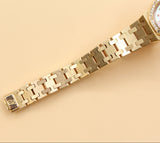 Audemars Piguet - Pre-owned Rose Gold Royal Oak Mini Mother of Pearl Diamond Dial Diamond Bezel 67076OR