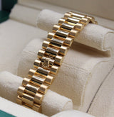 Rolex - Pre-owned Yellow Gold Day-Date 36 Green Diamond Dial 118238
