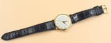 Patek Philippe - Pre-owned Yellow Gold Calatrava 35mm Silver Dial 570J