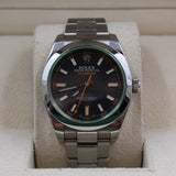 Rolex - Pre-owned Stainless Steel Milgauss 40mm Black Dial 116400GV