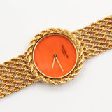 Patek Philippe - Pre-owned Yellow Gold 28mm Coral Dial 4282/001