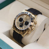Rolex - Pre-owned Yellow Gold Daytona Champagne "Pikachu" Dial Oysterflex 126518LN