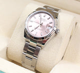 Rolex - Unworn Datejust 31 Pink Index Dial Oyster Bracelet 278274