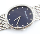 Audemars Piguet - Pre-owned White Gold Cobra Vintage AP 29 x 33mm Blue Diamond Dial 14936BC