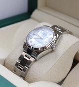 Rolex - Unworn Datejust 31 Mother of Pearl Diamond Dial Oyster Bracelet 278274