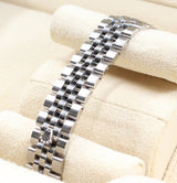 Rolex - Pre-owned Stainless Steel Lady-Datejust 28mm Dark Grey Index Dial Jubilee Bracelet 279174