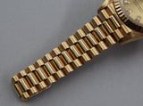 Rolex - Pre-owned Yellow Gold Lady-Datejust 26mm Champagne Diamond Dial 69178