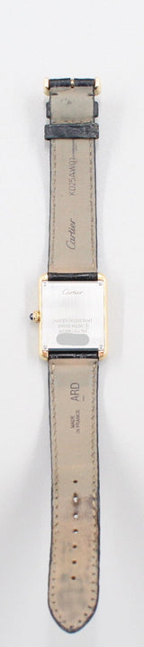 Cartier - Pre-owned Yellow Gold Tank Solo Small 24 x 31mm W5200002