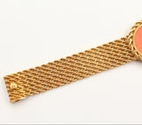 Patek Philippe - Pre-owned Yellow Gold 28mm Coral Dial 4282/001