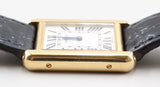Cartier - Pre-owned Yellow Gold Tank Solo Small 24 x 31mm W5200002