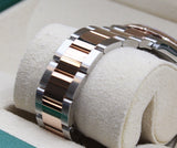Rolex - Pre-owned Two Tone Rose Gold Datejust 36 Wimbledon Roman Dial Oyster Bracelet 126231