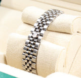 Rolex - Pre-owned Stainless Steel Lady-Datejust 28mm Dark Grey Roman Dial Jubilee Bracelet 279174