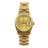 Rolex - Pre-owned Yellow Gold Day-Date 36 Champagne Diamond Dial 18238