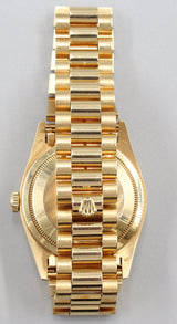 Rolex - Pre-owned Yellow Gold Day-Date 36 Double Quick Set Champagne Dial 18238