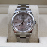Rolex - Unworn Datejust 36 Silver Index Dial Oyster Bracelet 126200