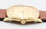 Patek Philippe - Pre-owned Yellow Gold Golden Ellipse Gold Dial 3844J