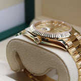 Rolex - Unworn Yellow Gold Day-Date 40 Champagne Index Dial 228238