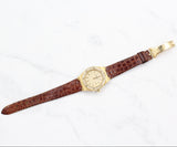 Audemars Piguet - Pre-owned Yellow Gold Royal Oak Mini 28mm White Dial 66800BA