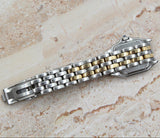 Cartier - Pre-owned Two Tone Yellow Gold Panthère 22mm Silver Dial 84083242