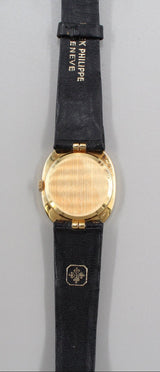Patek Philippe - Pre-owned Yellow Gold Golden Ellipse Blue Dial 3848J
