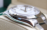 Rolex - Unworn Datejust 36 White Roman Dial Oyster Bracelet 126200