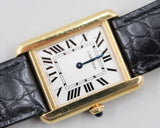 Cartier - Pre-owned Yellow Gold Tank Solo Small 24 x 31mm W1018755